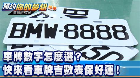 車牌迷信|【車牌吉數號碼】車牌數字怎麼選？最強車牌吉數號碼。